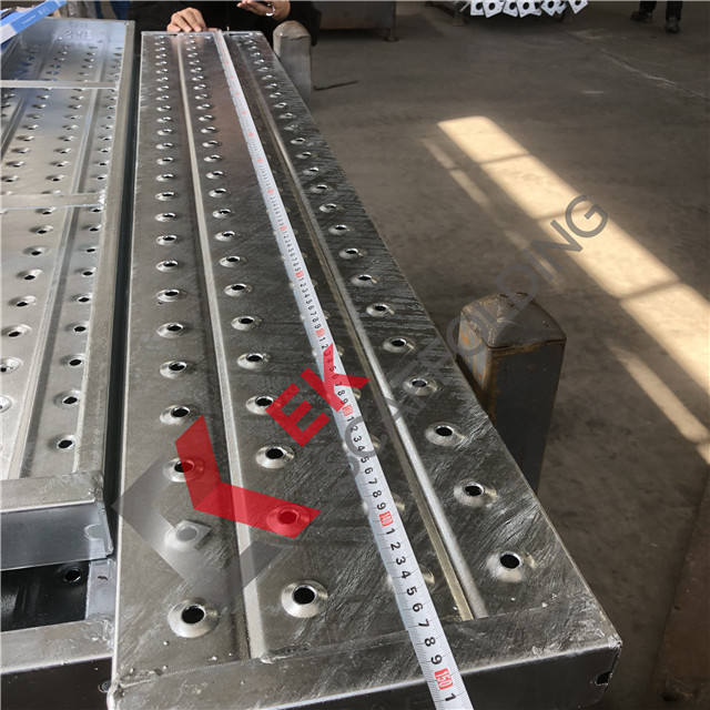 BS EN 12811-1 Scaffolding Walk Boards Hot Dip Galvanized Steel Plank