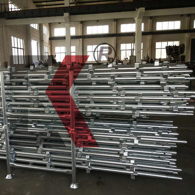 Painted or Galvanized Kwikstage System Scaffolding Standard Vertical For Sale
