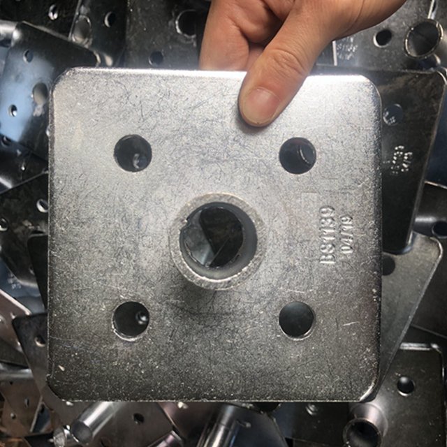 Galvanized Welded Scaffolding Steel Base Plate