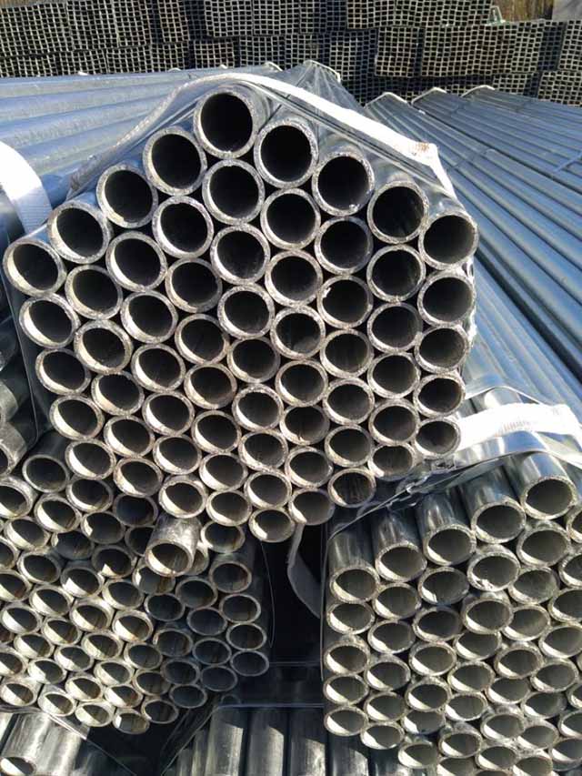 Q235 Q345 Welded Pipe Scaffolding Steel Galvanized Tube