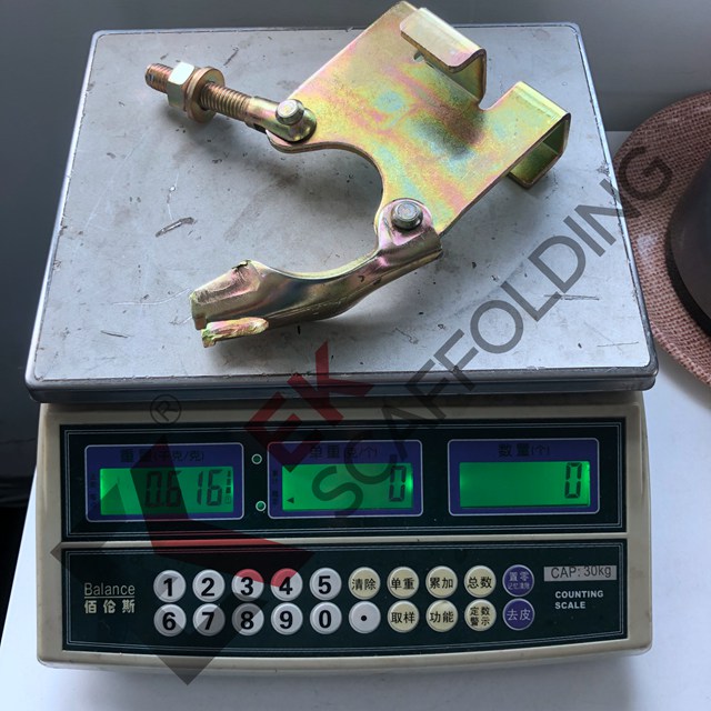 Electro Galvanized Ladder Clamp Pressed Scaffolding Coupler
