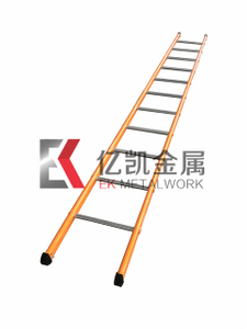 Zinc Plated and Powder Coated Scaffolding Steel Ladder for Construction
