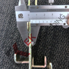 Electro Galvanized Ladder Clamp Pressed Scaffolding Coupler