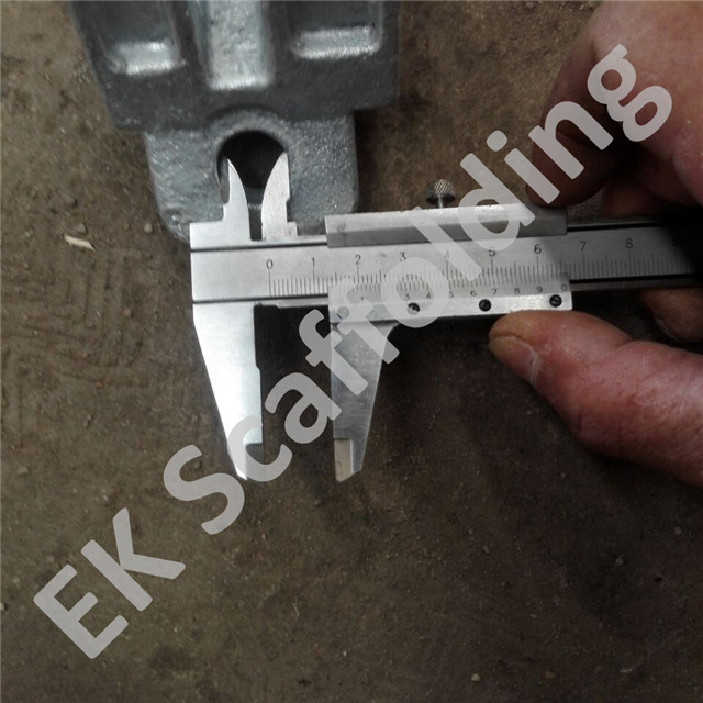 Scaffold Galvanized Ringlock Scaffolding System Brace Head End
