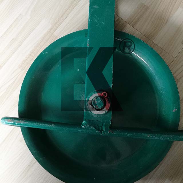 Scaffolding Accessories Steel Powder Coating Hoist Gin Wheel
