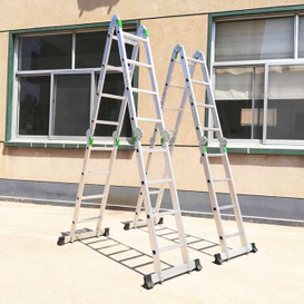 Scaffolding Foldable Aluminum Ladder 4x4 Steps