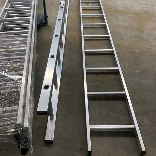 BS Standard Scaffolding Aluminium Straight Ladder