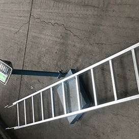 Scaffolding Straight Steel Monkey Ladder Galvanized