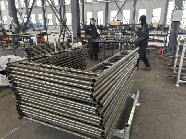 Walk thru frame welding