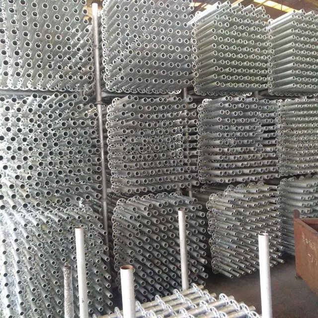 Hot Dipped Galvanized Ringlock Scaffolding System HDG Vertical Standard