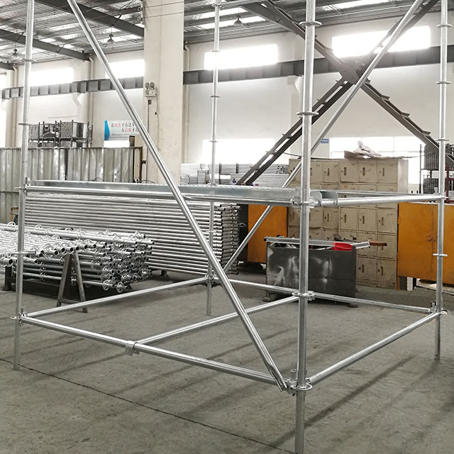 Galvanized Steel Scaffolding Standard Vertical for Ringlock System