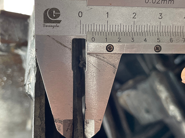 Kwikstage Scaffolding Ledger Dimensional Inspection