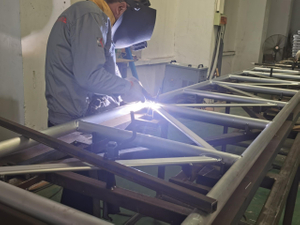 Aluminum beam welding