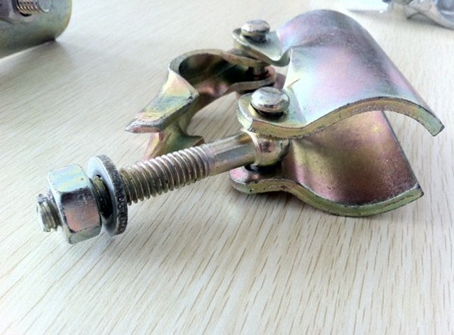 Color Zinc Plating Scaffolding Pressed Hoarding Coupler
