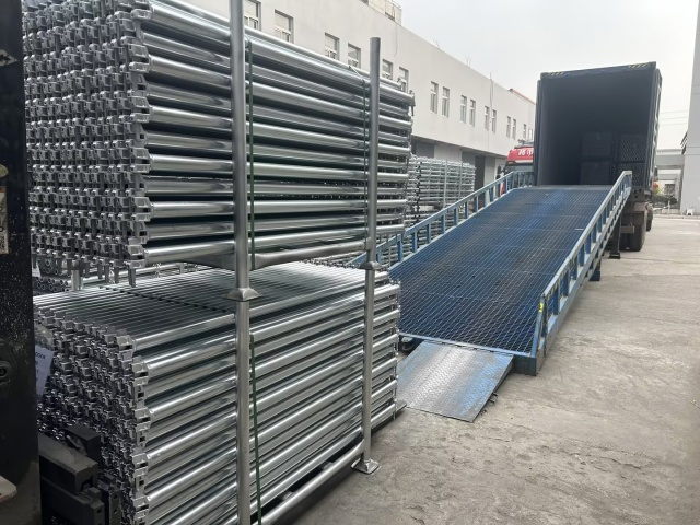 delivery of ringlock scaffolding system