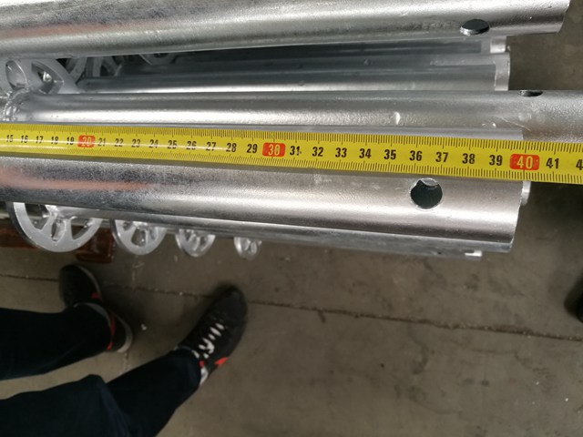 Hot Dip Galvanized HDG 3M Ringlock Scaffolding Vertical Standard