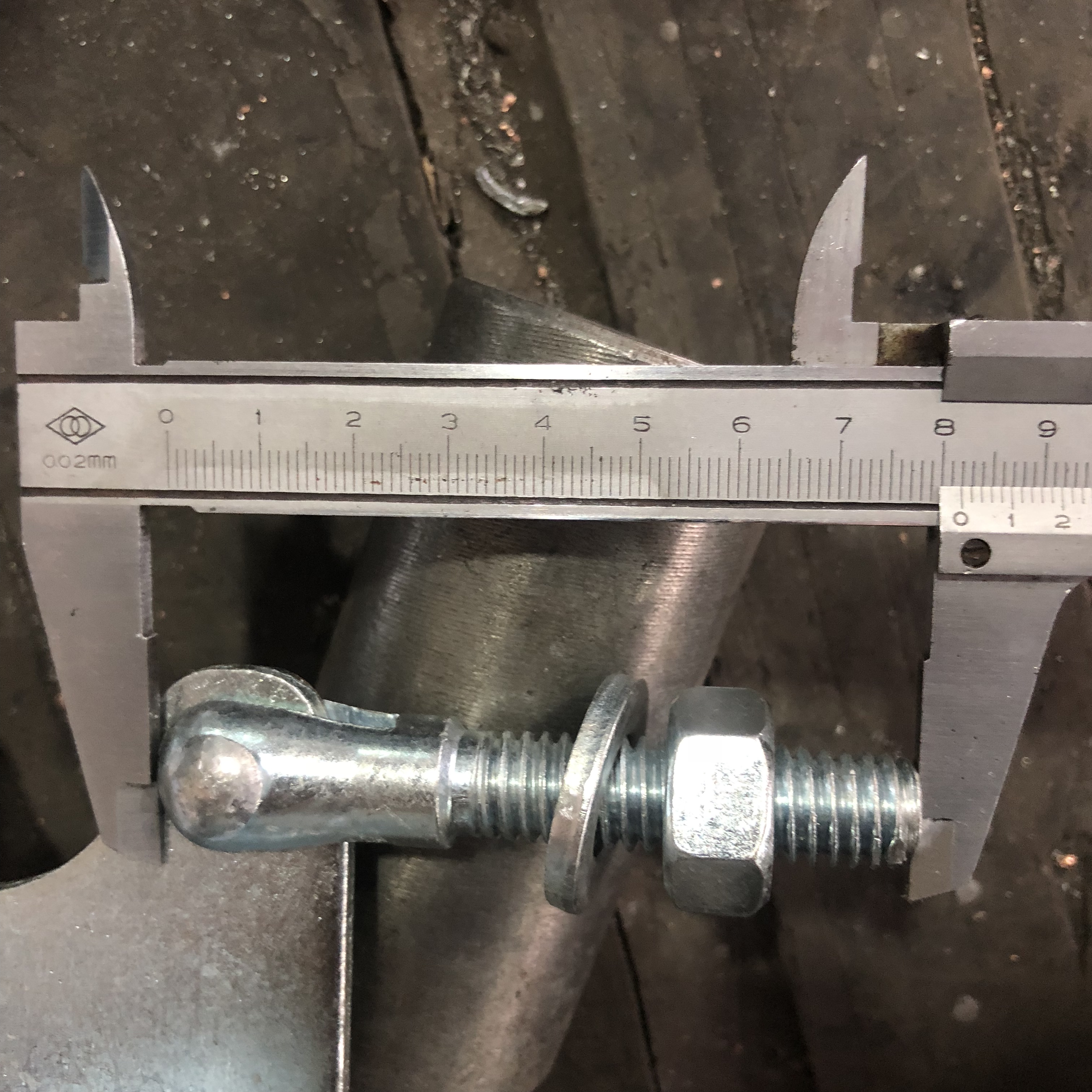 Board Retaining Coupler Size