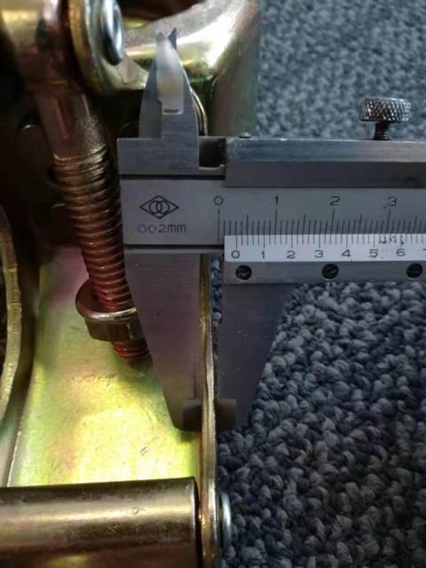 Color Zinc Plating JIS Scaffolding Pressed 60.5 Double Coupler
