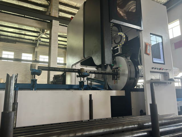 scaffolding prop inner tube cutting