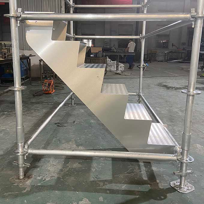 Aluminum Ringlock Scaffolding Stair 1.2m*1.0m High