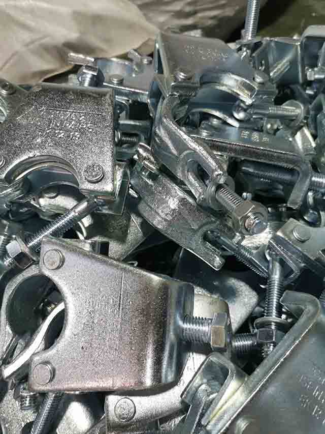Drop Forged Scaffolding Electro-Galvanized Girder Coupler
