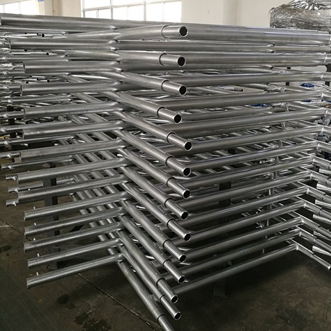 HDG Hot Dipped Galvanized Spring Rivet Lock Frame Scaffolding