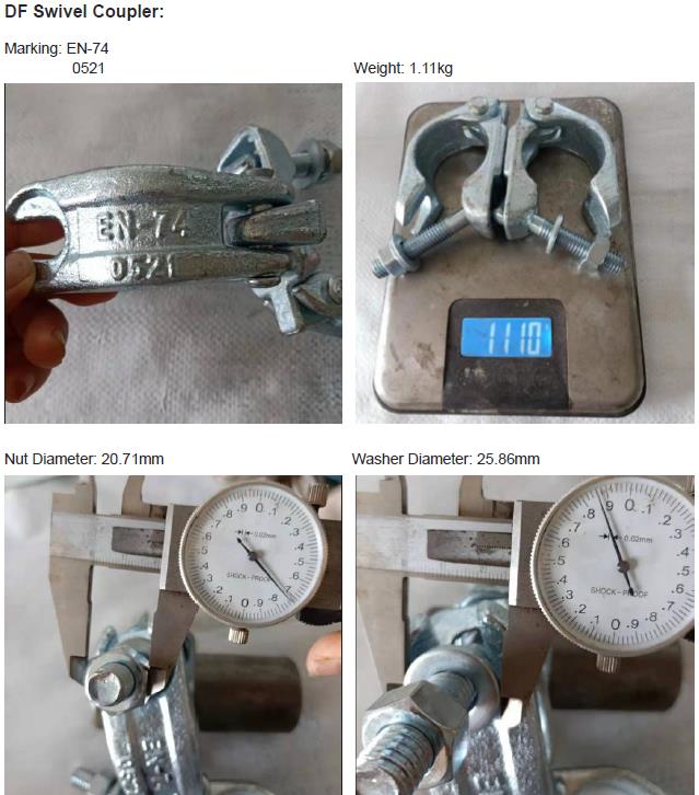 Scaffolding Drop Forged Swivel Coupler 01