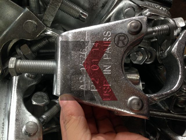 Drop Forged Scaffolding Fixed Girder Coupler 