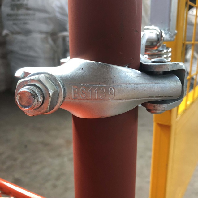Painted Scaffolding Safety Access Gate for Building
