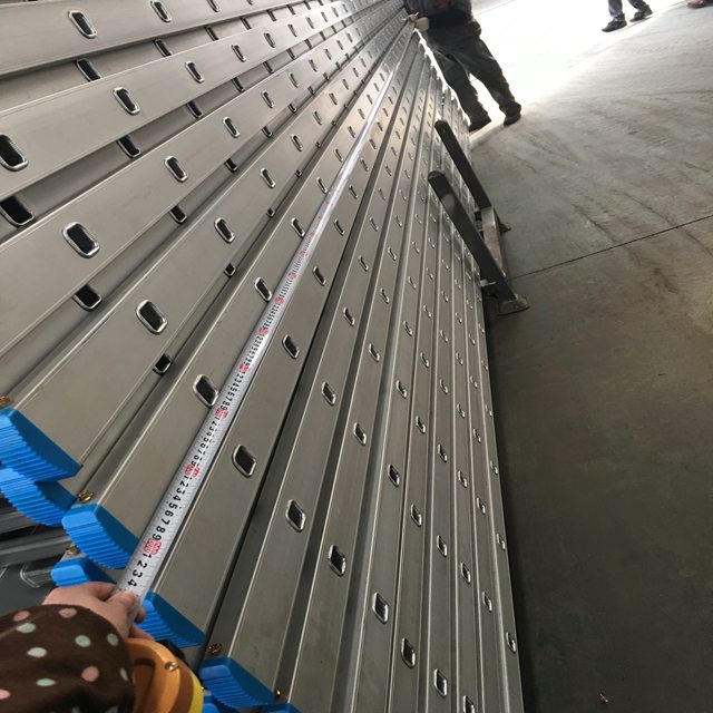 6M Building Material Scaffolding Aluminium Straight Ladder