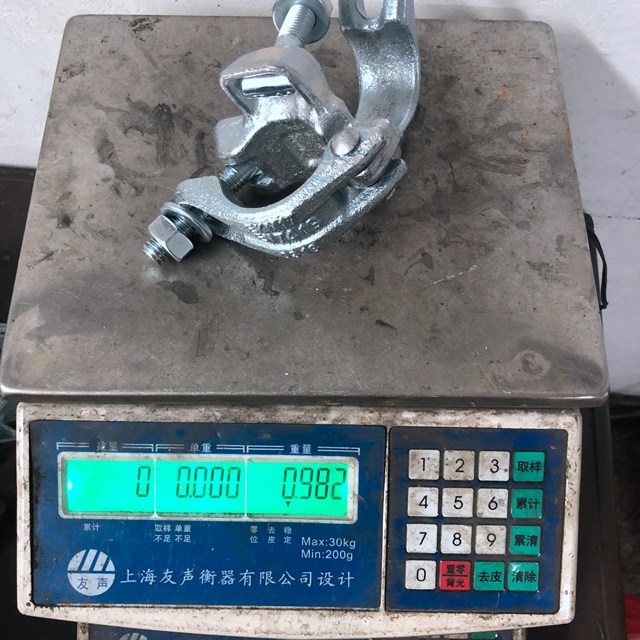 Galvanized Scaffolding Drop Forged Double Coupler