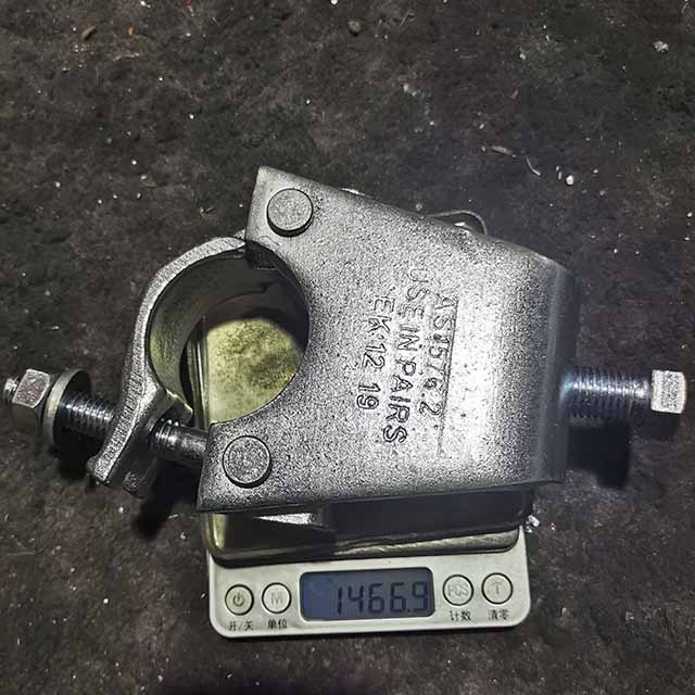 Drop Forged Scaffolding Electro-Galvanized Girder Coupler