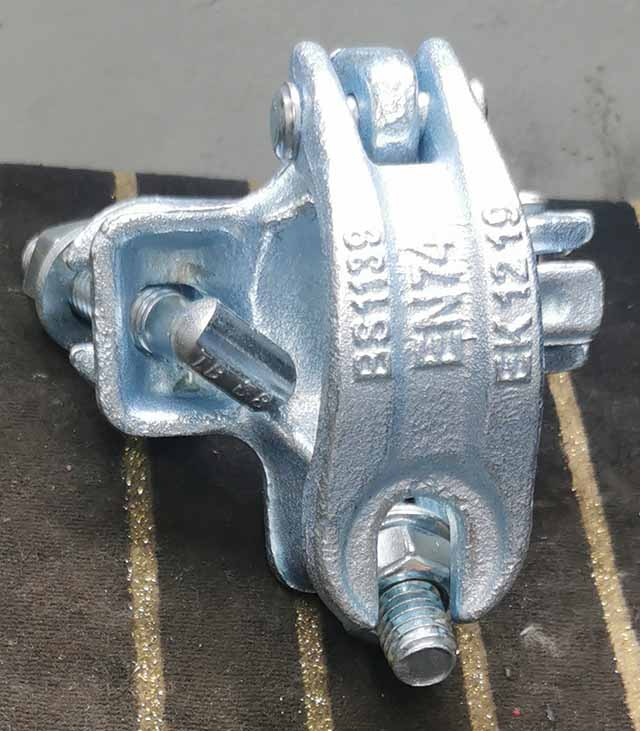 Drop Forged Scaffolding Electro Fixed Coupler