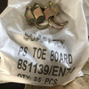BS1139 EN74 Pressed Scaffolding Coupler Plated Toe Board Clip