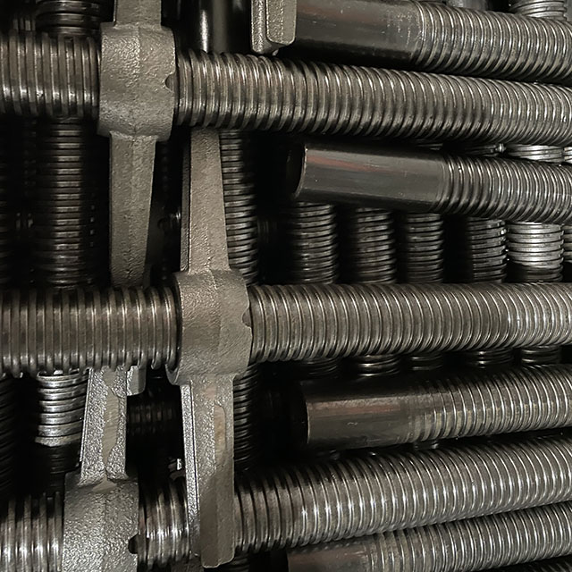 Black Scaffolding Adjustable Solid Screw Base Jack 