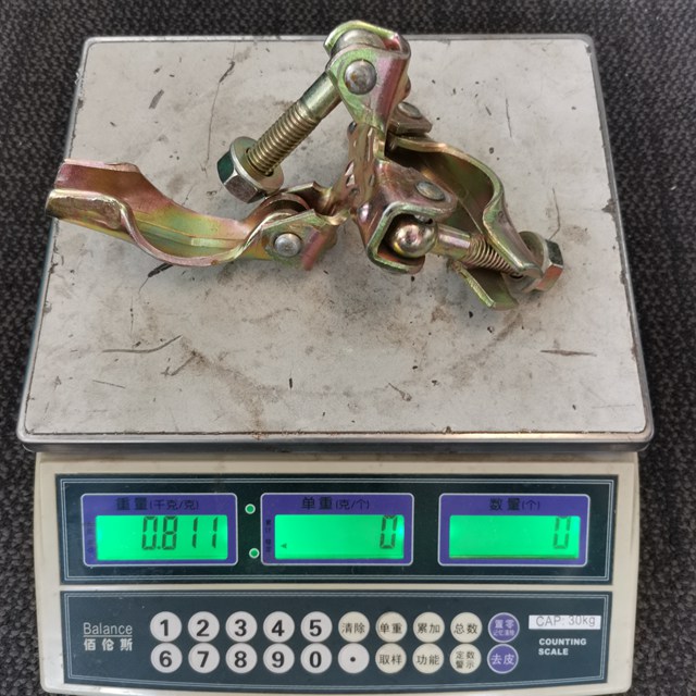 BS1139 Pressed Scaffolding Galvanized Double Coupler