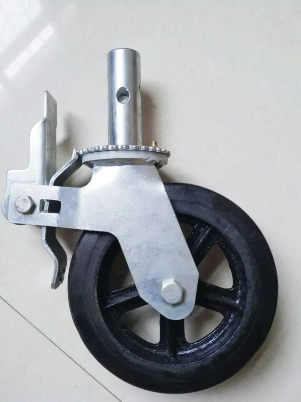 Duty Rubber Scaffolding Accessories Caster Wheel