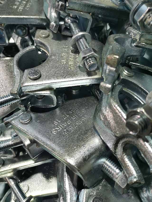 Drop Forged Scaffolding Electro-Galvanized Girder Coupler