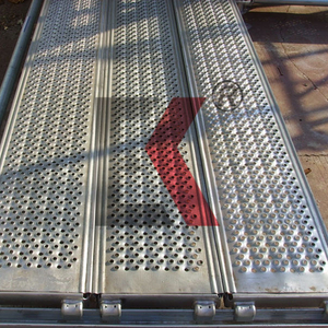 Steel Scaffold Plank Galvanized Scaffolding Catwalk Hook Walk Board for Construction