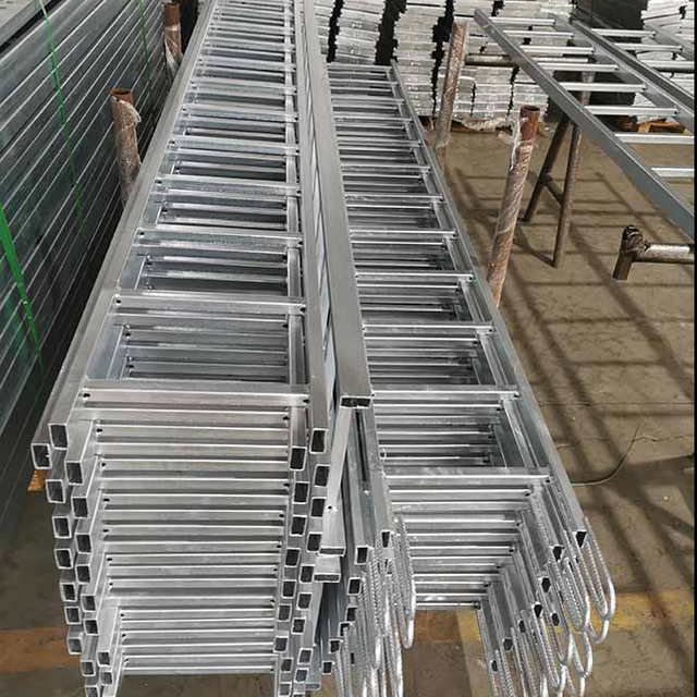 HDG Scaffolding Straight Ladder Steel Monkey Ladder