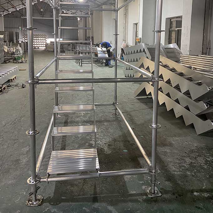 Aluminum Ringlock Scaffolding Stair 2.4m*2.0m High