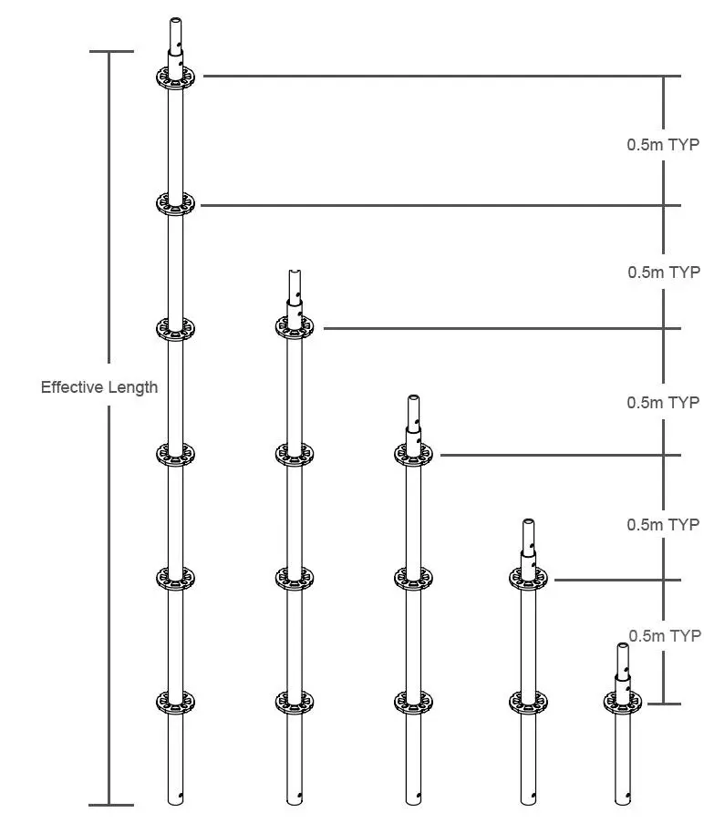 Ringlock Scaffolding Standards For Sale - EK Scaffolding