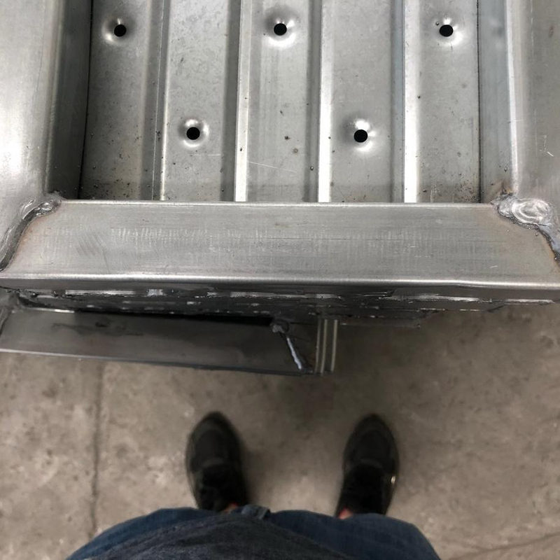 BS1139 Closed Galvanized Scaffolding Walk Boards