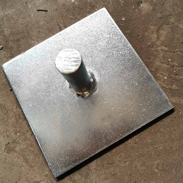 Galvanized Scaffolding Base Jack Steel Soild Plate