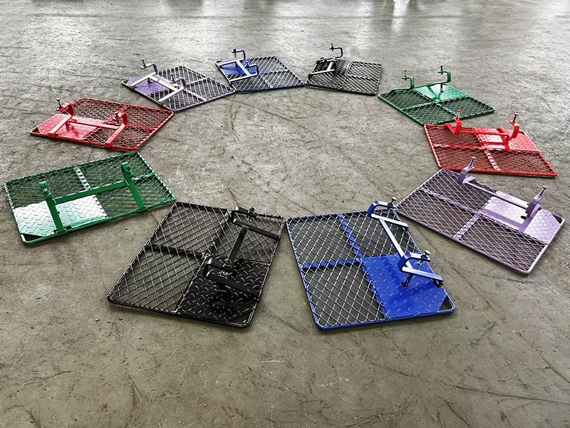 Colored Scaffolding Trap Door