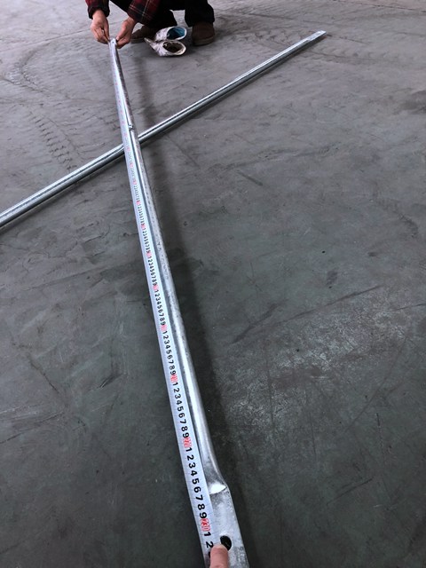 Pre Galvanized Frame Scaffolding Cross Brace