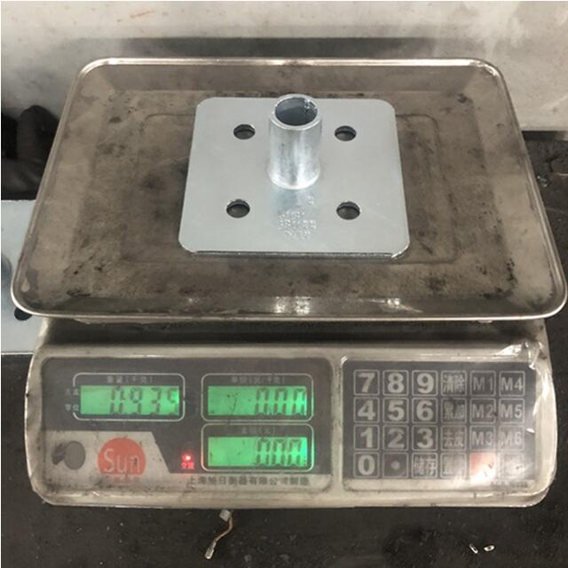 BS1139 Galvanized 6mm Thickness Scaffolding Jack Base Plate