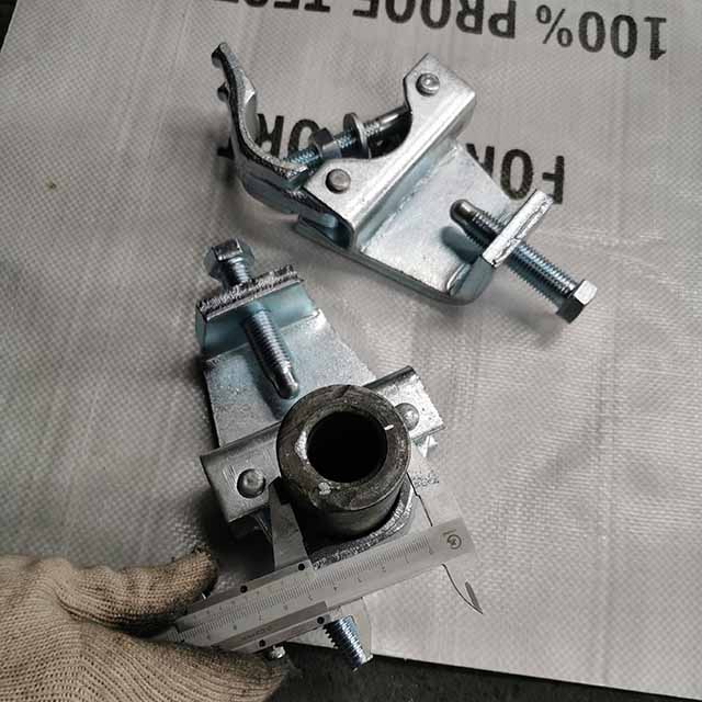 Drop Forged Scaffolding Electro-Galvanized Girder Coupler