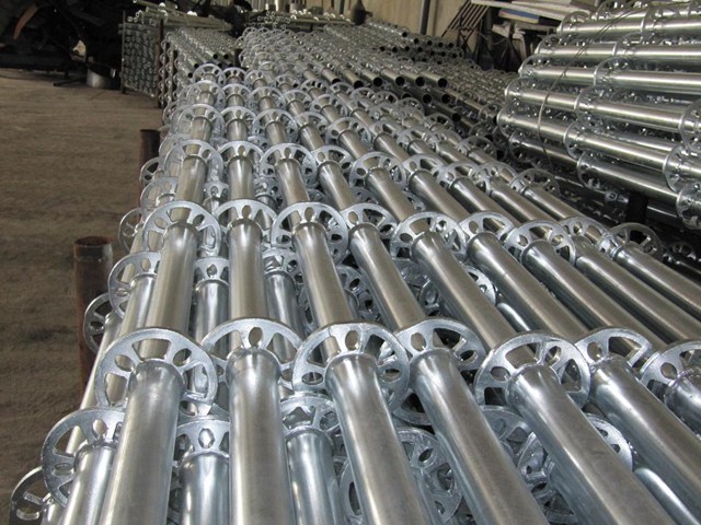 Hot Dip Galvanized Ringlock Scaffolding Standard