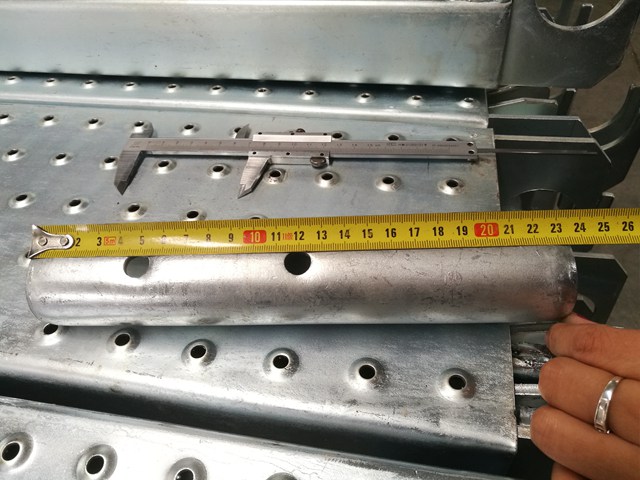 Hot Dip Galvanized HDG Ringlock Scaffolding Standard Spigot